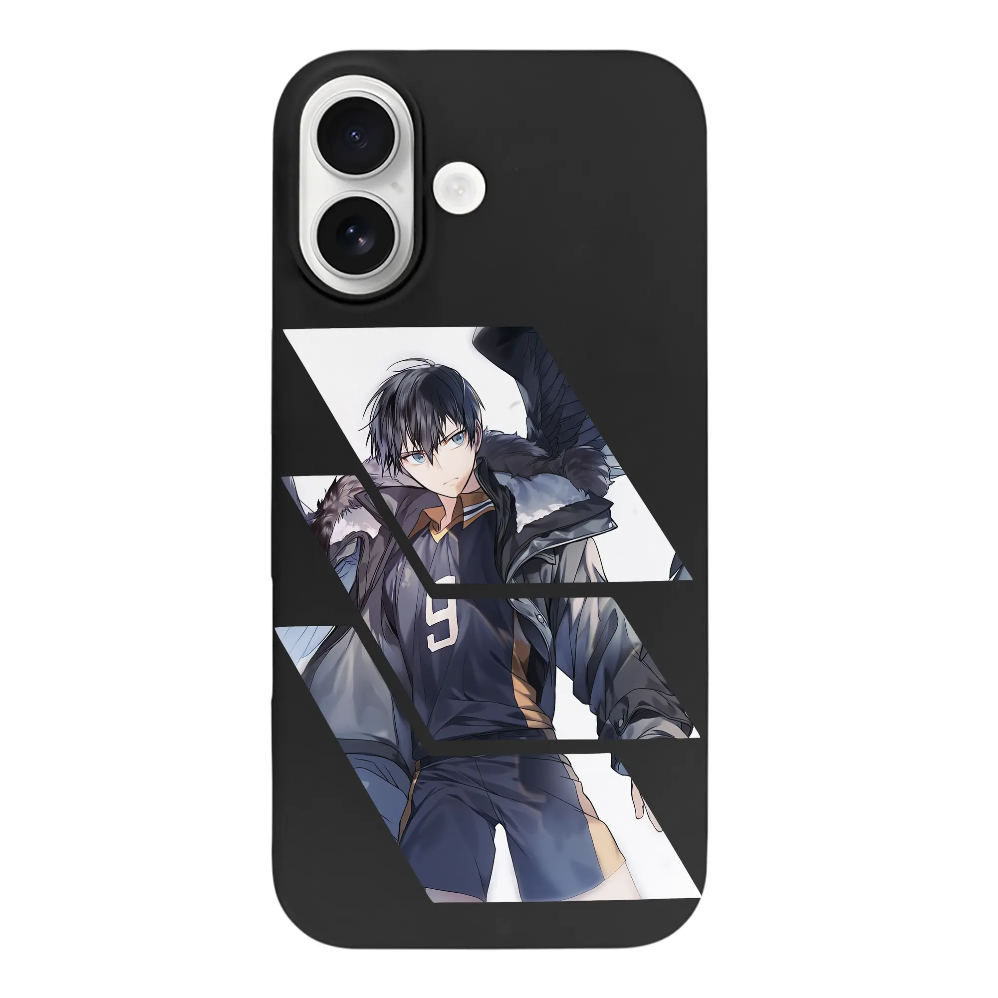 ハイキュー!! グッズ,影山飛雄 - iPhone 17 シリーズ シリコンケース 薄型 耐衝撃 指紋防止 ソフトタッチカバー 精密フィット 傷防止 保護ケース iPhone 17/17 Air/17 Pro/17 Pro Max 対応